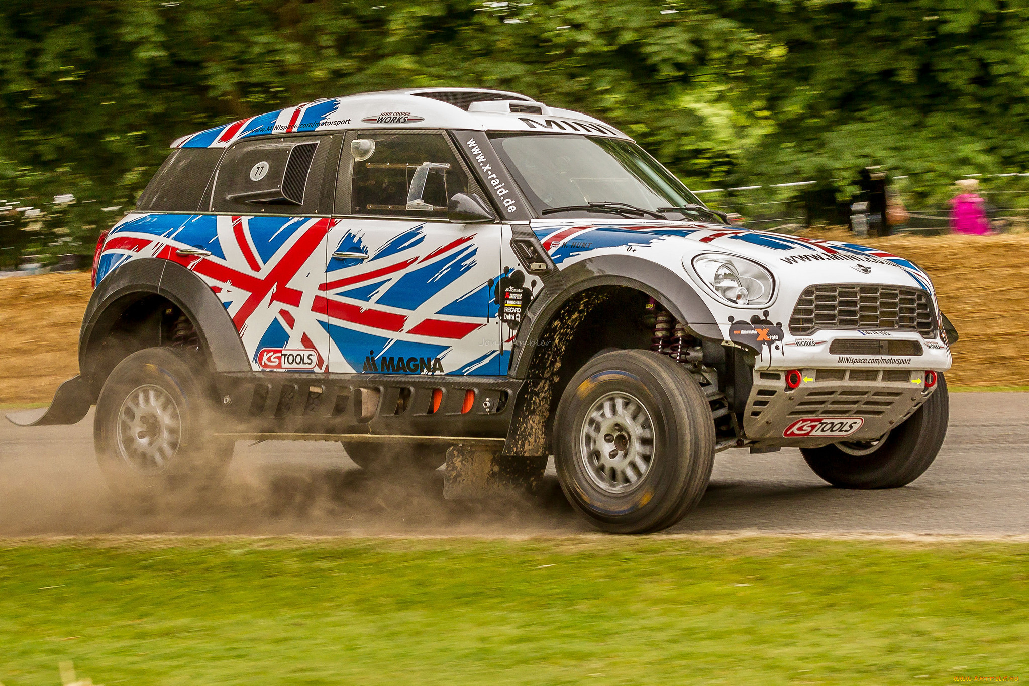 mini all4 dakar rally car, , , , , 
